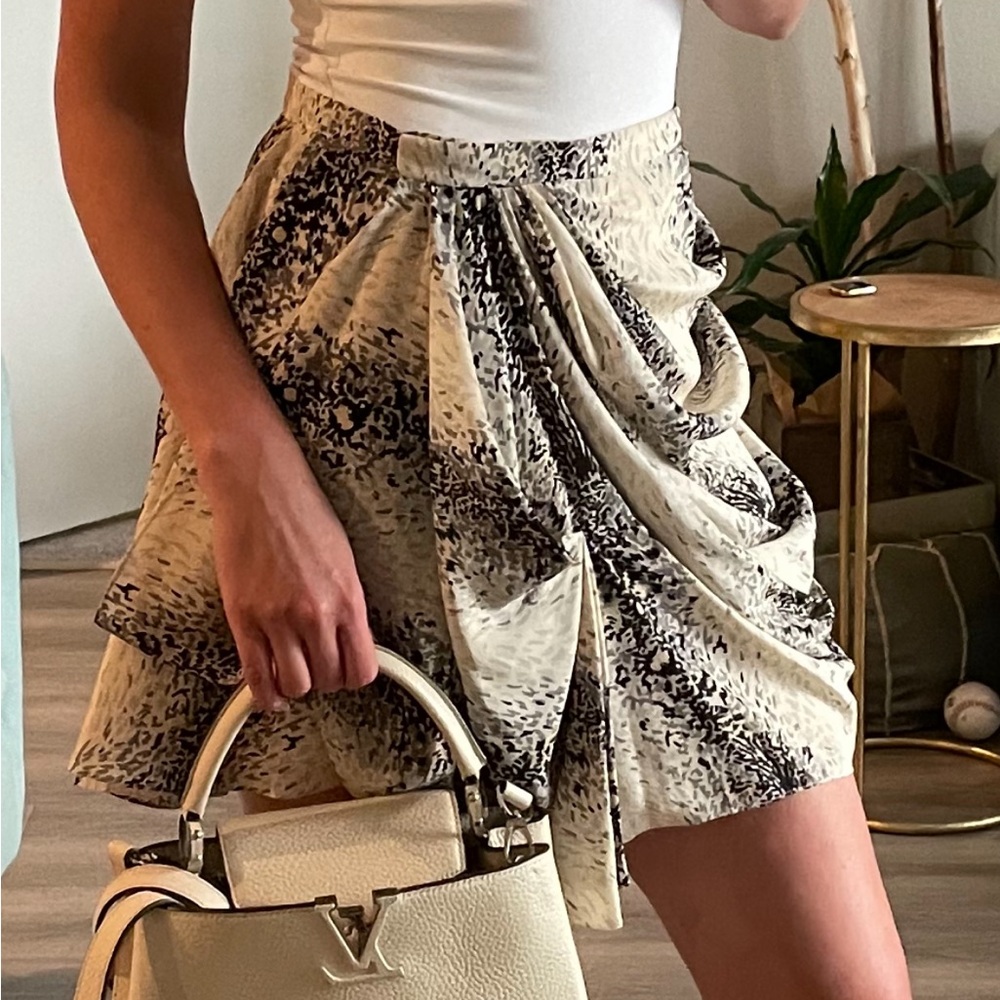 Vintage Balenciaga Silk Skirt